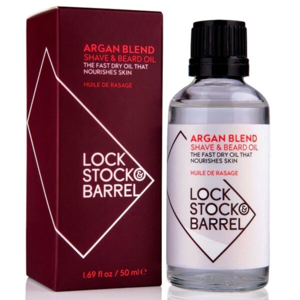 LS&B ARGAN SHAVE & BEARD OIL olejek arganowy 50 ml