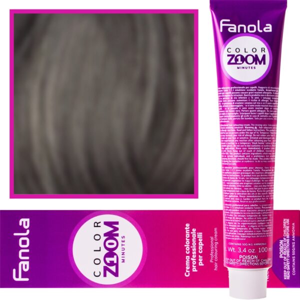 Fanola Color Zoom - krem do farbowania włosów cała paleta, 100 ml 9.11 Bardzo Jasny Intensywnie Popielaty Blond