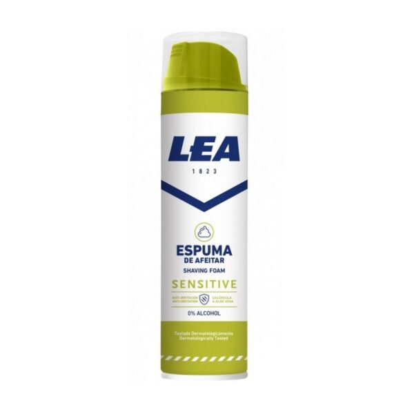 LEA SENSITIVE pianka do golenia 250ml (żółta duża)