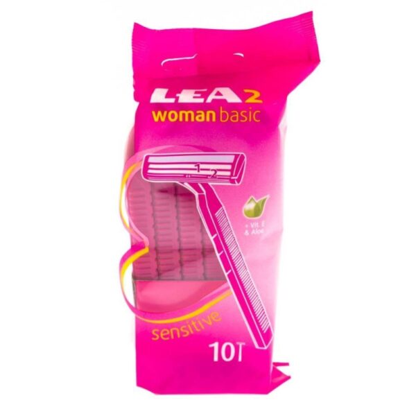 LEA WOMEN Basic maszynka do golenia dla kobiet 2 os. 10 szt.