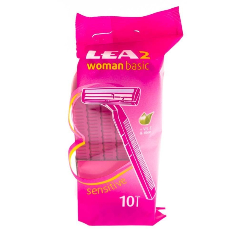 LEA WOMEN Basic maszynka do golenia dla kobiet 2 os. 10 szt.