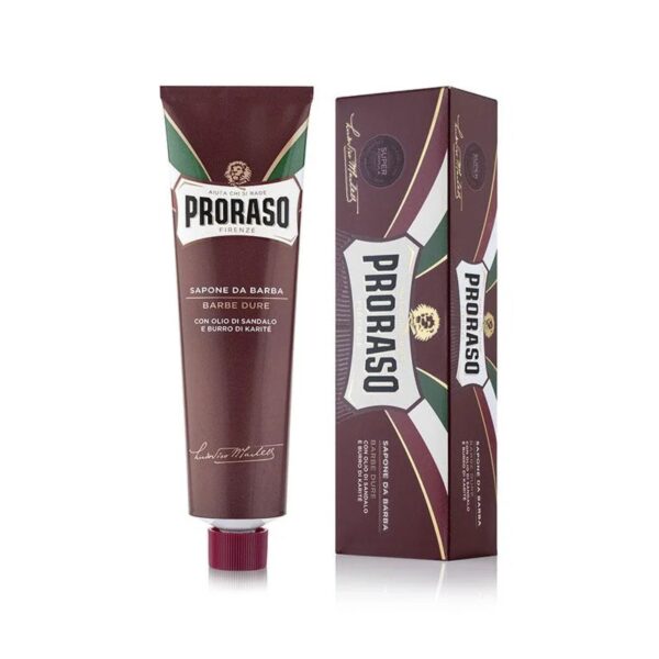 PRORASO mydło do golenia w kremie (linia czerwona) tubka 150ml