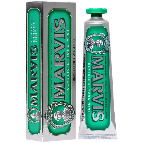 Marvis Classic Strong Mint - pasta do zębów, intensywna mięta pieprzowa, 85ml