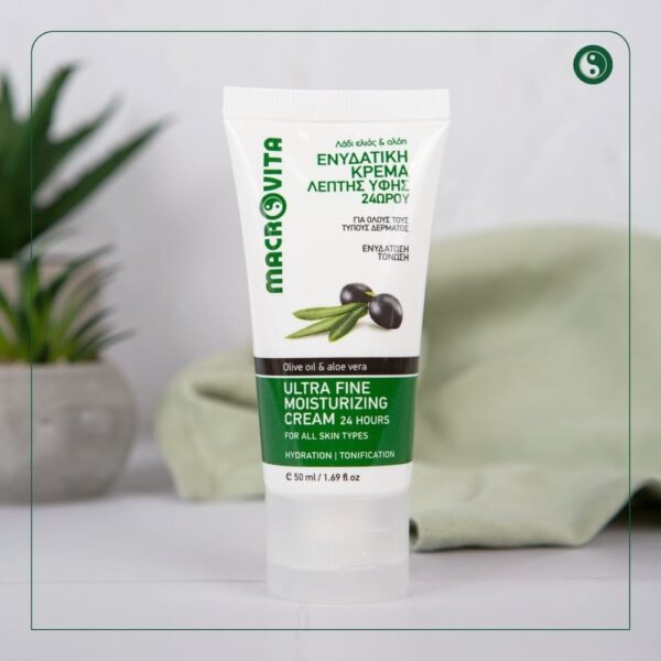Macrovita naturalny 24-godzinny krem ultra nawilżający z bio-oliwą i aloesem 50ml
