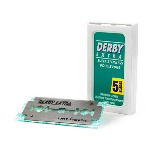 Żyletki Derby Extra (zielone) 5 sztuk