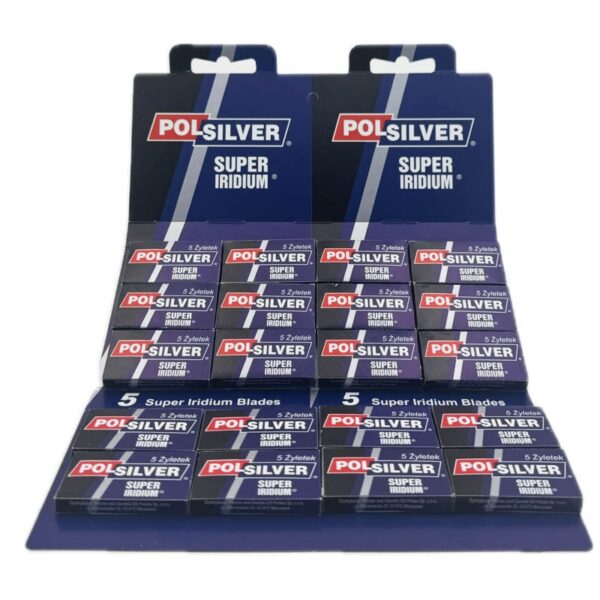 Żyletki POLSILVER Super Iridium 100 sztuk