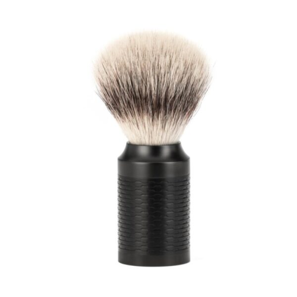 Pędzel do golenia Muhle ROCCA 31M96 JET (czarny), syntetyk SilverTip Fibres