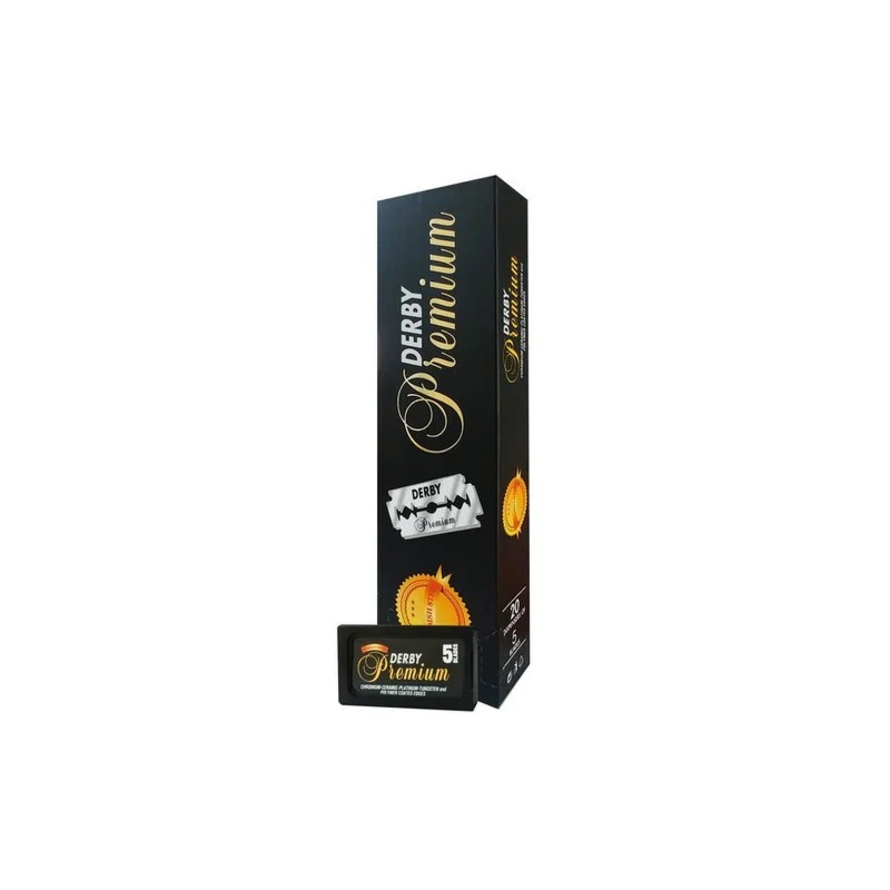 Żyletki Derby Premium (czarne) 100 sztuk