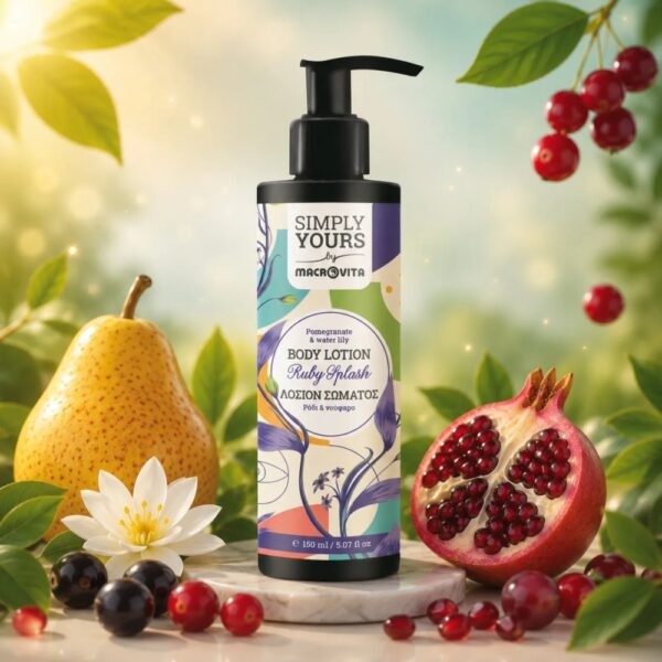 Macrovita balsam do ciała Ruby Splash granat i lilia wodna 150ml