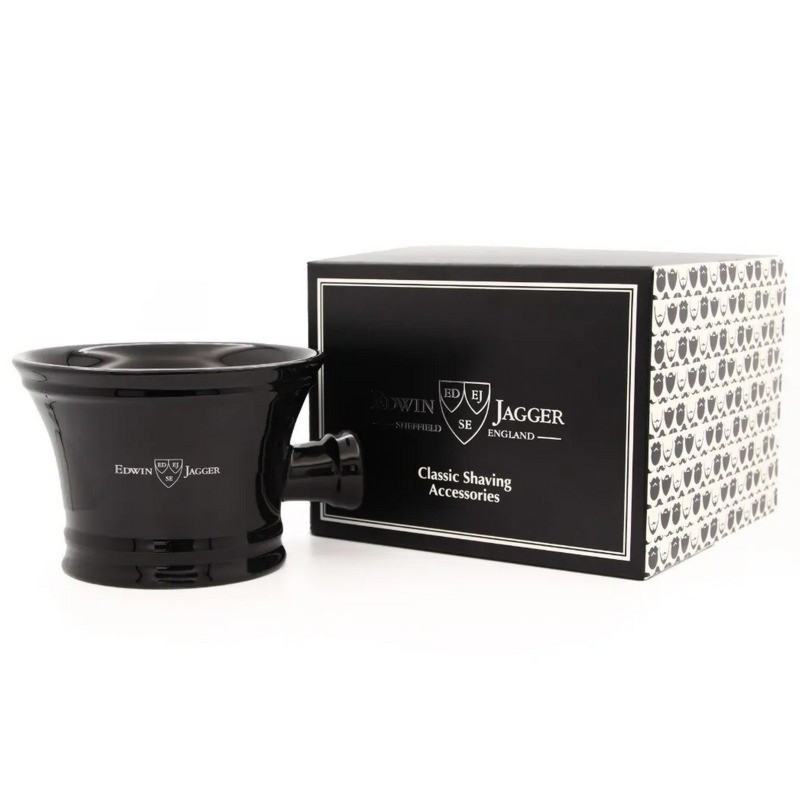 Edwin Jagger RN46 Kubek do golenia czarna porcelana