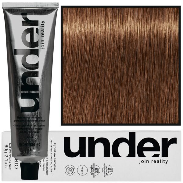 Montibello Under – profesjonalna farba do włosów, 60ml 8.23 / 8PG | Jasny Blond Perłowo-Złoty