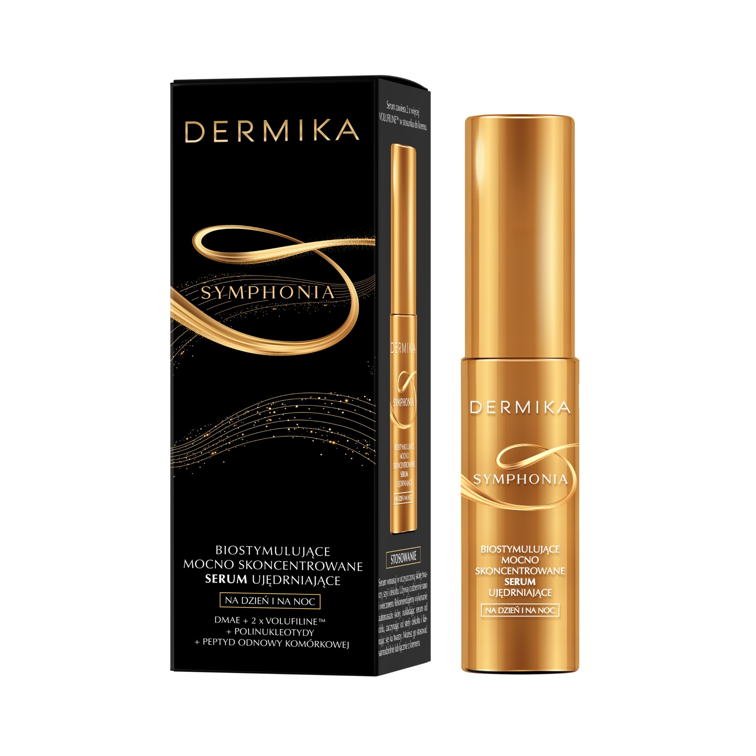 Dermika Biostymulujące mocno skoncentrowane serum ujędrniające na dzień i na noc