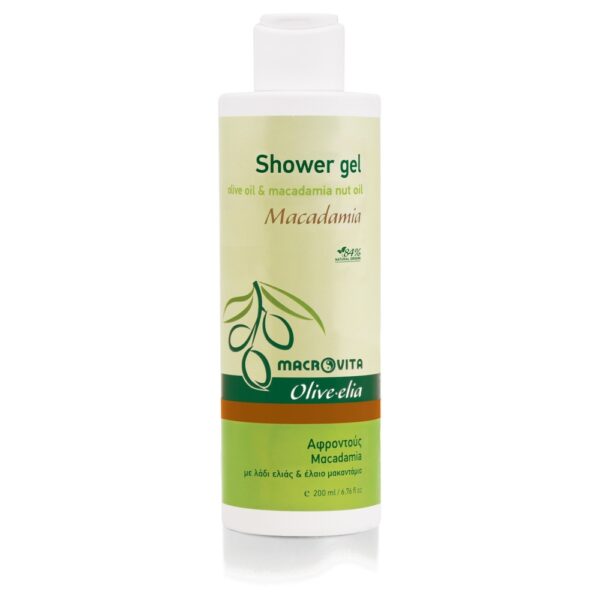 Macrovita Olive.elia Macadamia żel pod prysznic z bio-oliwą i olejkiem z orzechów makadamia 200ml