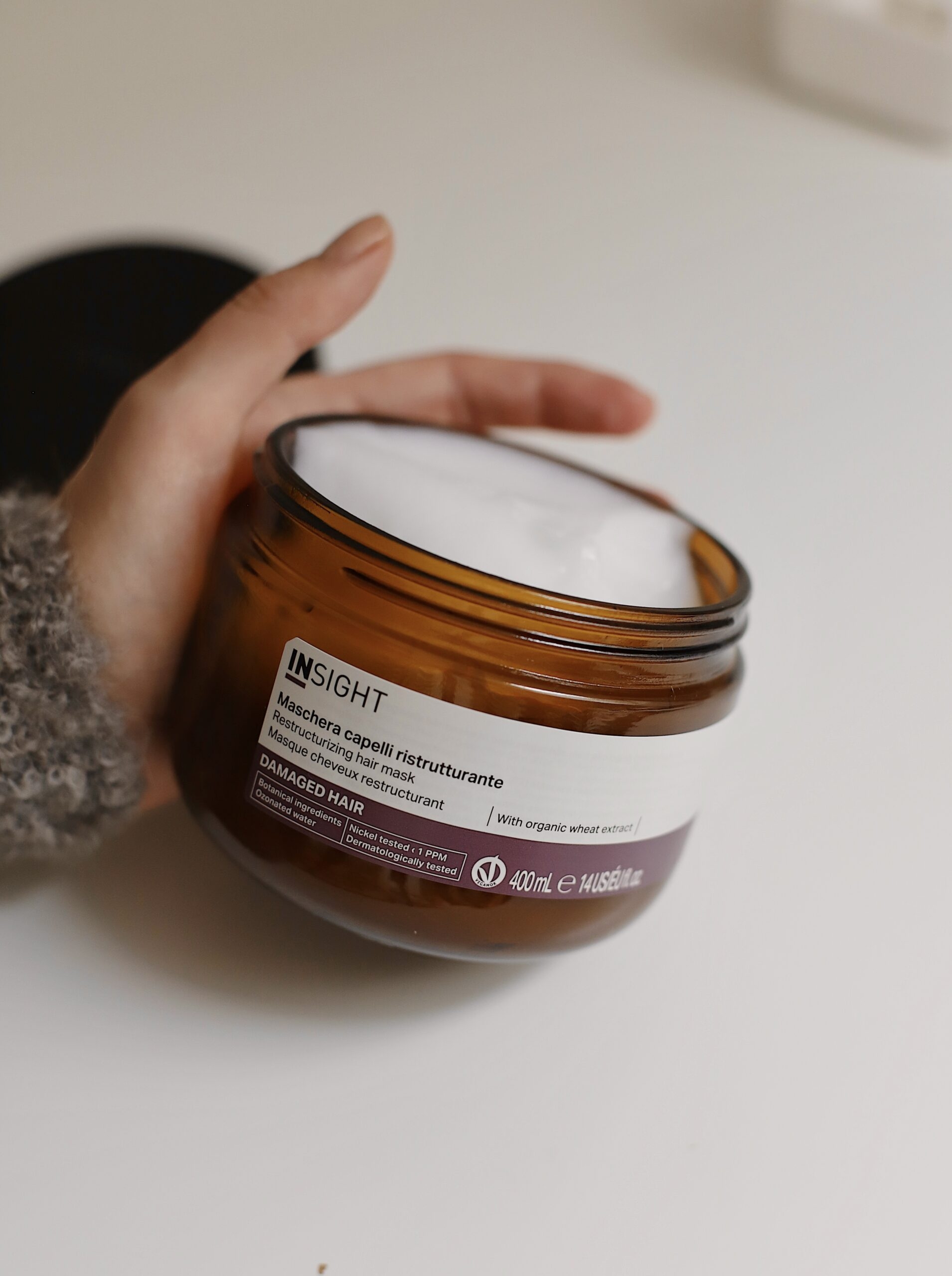 Maska do włosów zniszczonych Damaged Hair 400ml INSIGHT