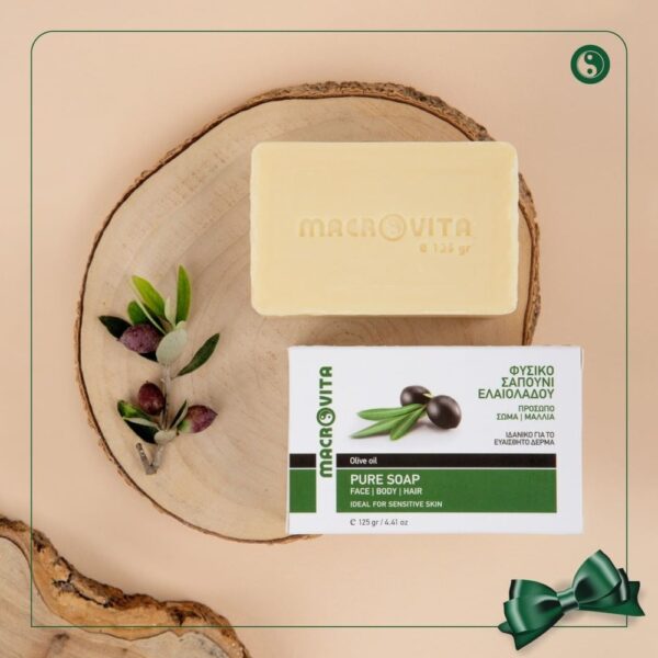 Macrovita tradycyjne zielone mydełko naturalne z oliwą 125g