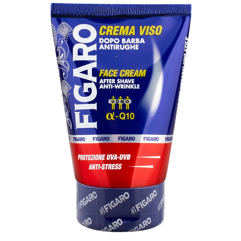FIGARO Uomo krem po goleniu przeciw zmarszczkowy z filtrami UVA UVB 100ml