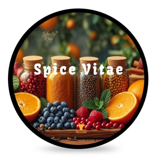 Wholly Kaw Spice Vitae mydło do golenia w tyglu 114g