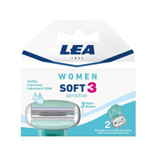 LEA WOMEN SOFT 3 wkłady do maszynki do golenia dla kobiet 2 szt.