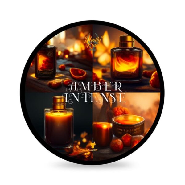 Wholly Kaw Amber Intense mydło do golenia w tyglu 114g