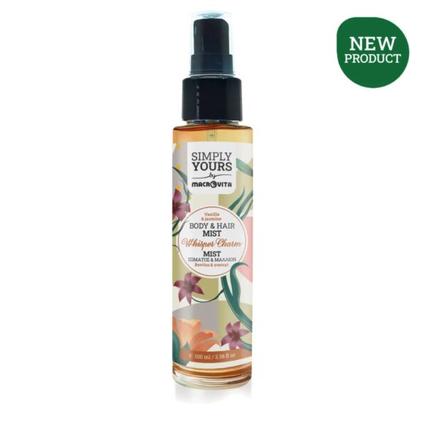 Macrovita mgiełka do ciała i włosów Whisper Charm wanilia i jaśmin 100ml