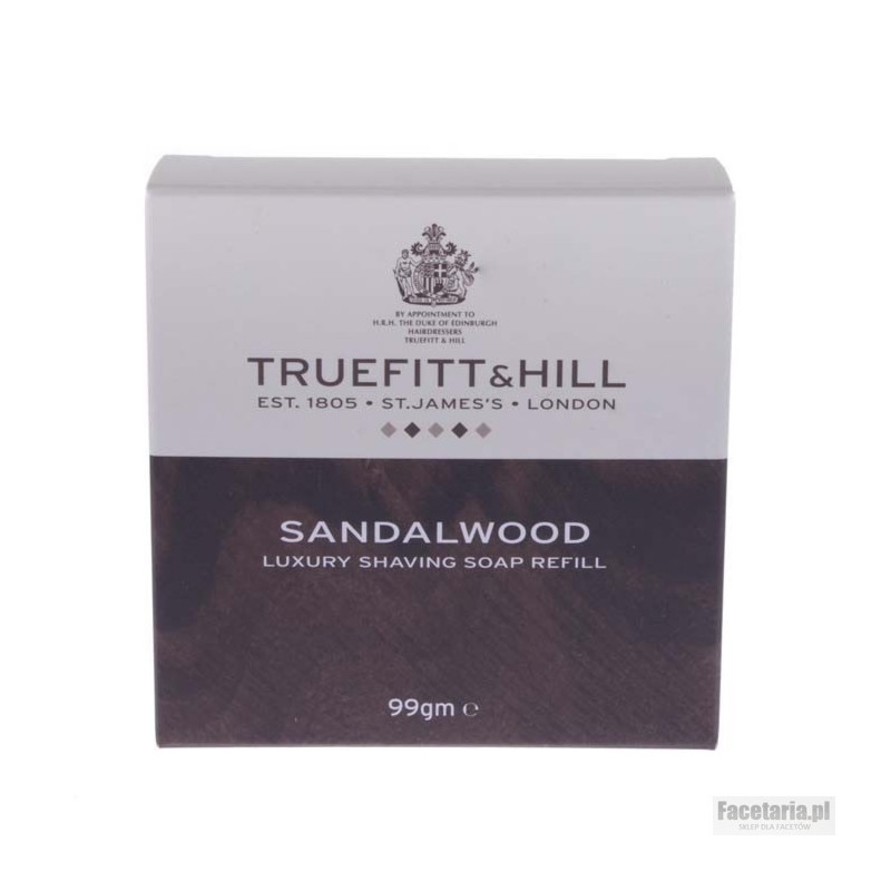 Truefitt & Hill SANDALWOOD mydło do golenia uzupełnienie 100g
