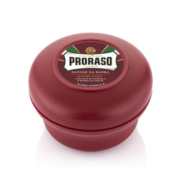 PRORASO mydło do golenia (linia czerwona) tygiel 150ml