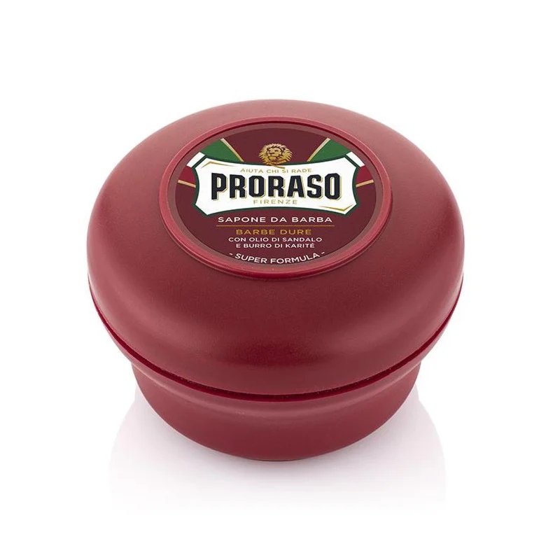 PRORASO mydło do golenia (linia czerwona) tygiel 150ml