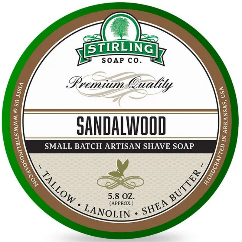 Stirling Sandalwood mydło do golenia w tyglu 170ml