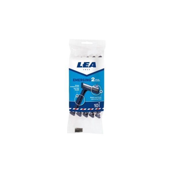 LEA EMERGING 2 jednorazowe maszynki 2 ostrza 10szt