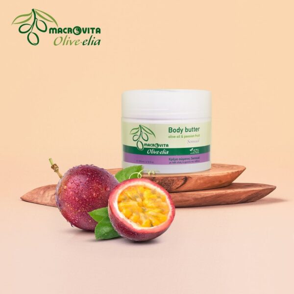 Macrovita Olive.elia Sensual naturalne masło do ciała z bio-oliwą i passiflorą 200ml