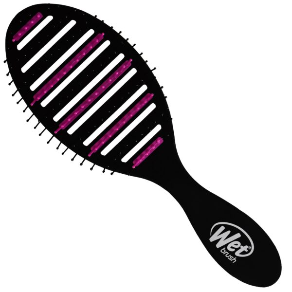 Wet Brush Speed Dry - szczotka do włosów ułatwiająca suszenie Black Violet | Czarno - fioletowa