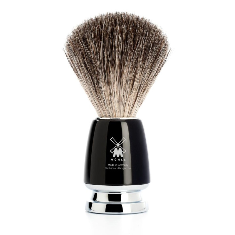 Muhle RYTMO 81M226 pędzel do golenia borsuk PURE czarny