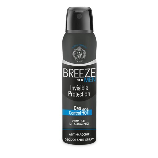 Breeze Men Invisible 0% zabrudzeń dezodorant spray 150ml