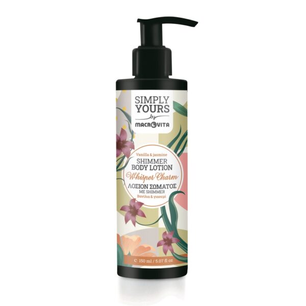 Macrovita rozświetlający balsam do ciała Whisper Charm wanilia i jaśmin 150ml