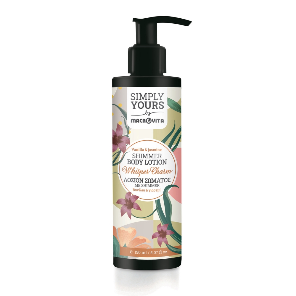 Macrovita rozświetlający balsam do ciała Whisper Charm wanilia i jaśmin 150ml