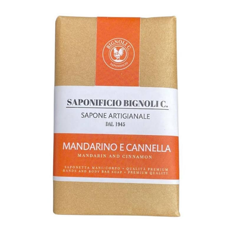 Saponificio Bignoli mydło toaletowe mandarynka i cynamon 150g