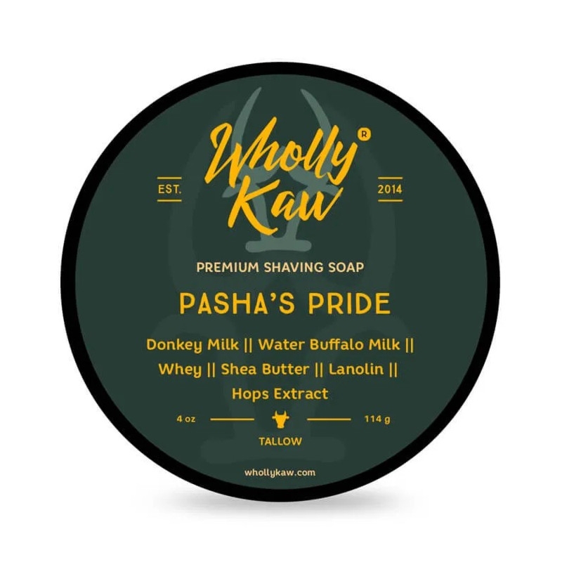 Wholly Kaw Pasha's Pride mydło do golenia w tyglu 114g