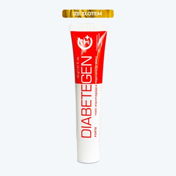 DIABETEGEN FORTE maść wspomagająca gojenie ze złotem 40 g