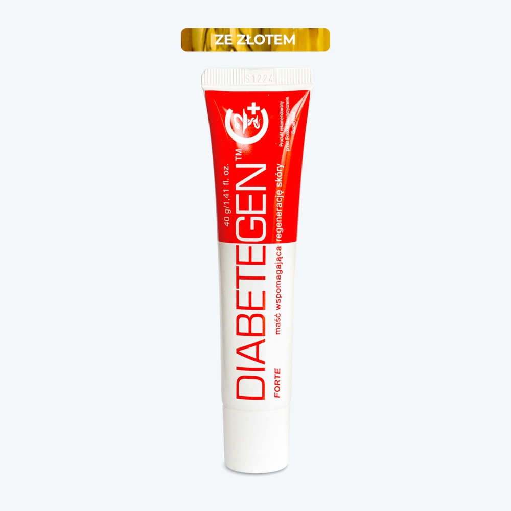 DIABETEGEN FORTE maść wspomagająca gojenie ze złotem 40 g