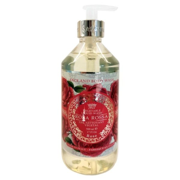 Saponificio Varesino Rosa Rossa żel do mycia twarzy i ciała 500ml