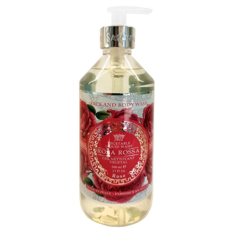 Saponificio Varesino Rosa Rossa żel do mycia twarzy i ciała 500ml