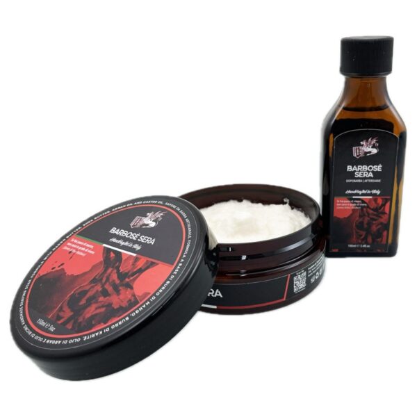 TFS Barbose Sera włoski  zestaw do golenia mydło w tyglu i after shave