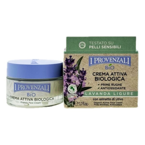 I Provenzali Organic Lavender krem do twarzy na pierwsze zmarszczki 50ml
