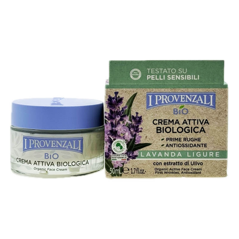 I Provenzali Organic Lavender krem do twarzy na pierwsze zmarszczki 50ml