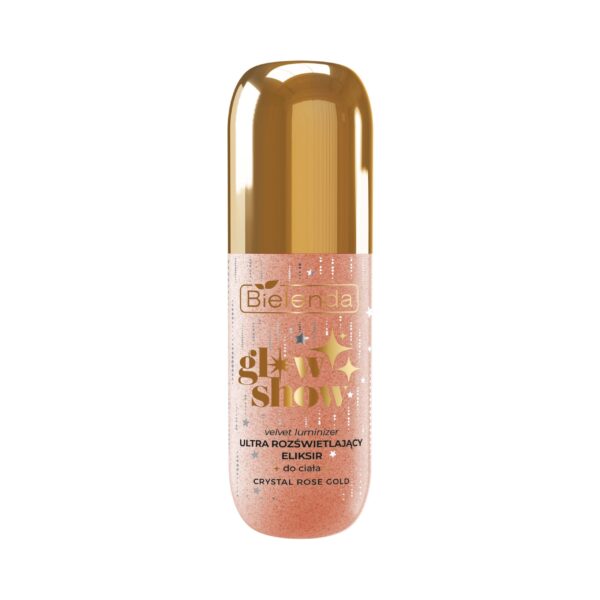 Bielenda Ultra rozświetlający eliksir, CRYSTAL ROSE GOLD