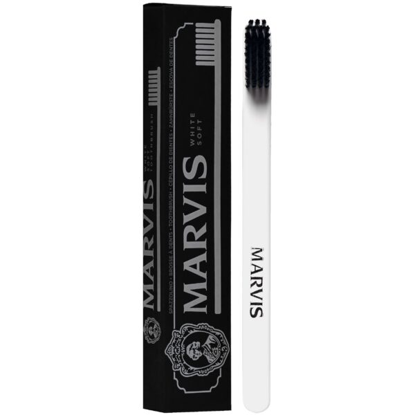 Marvis Soft Toothbrush - miękka szczoteczka do zębów z osłonką podróżną