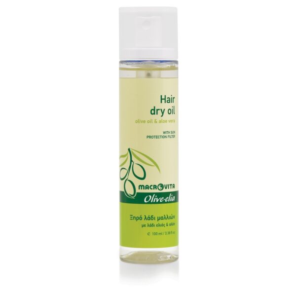 Macrovita Olive.elia suchy olejek do włosów z bio-oliwą i aloesem 100ml