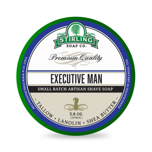 Stirling Executive Man mydło do golenia w tyglu 170ml