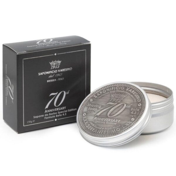 SAPONIFICIO VARESINO mydło do golenia 70th ANNIVERSARY 4.3 w tyglu 150g