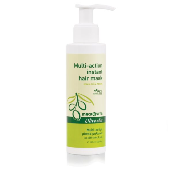 Macrovita Olive.elia Multi-action błyskawiczna maska do włosów z bio-oliwą i miodem 150ml